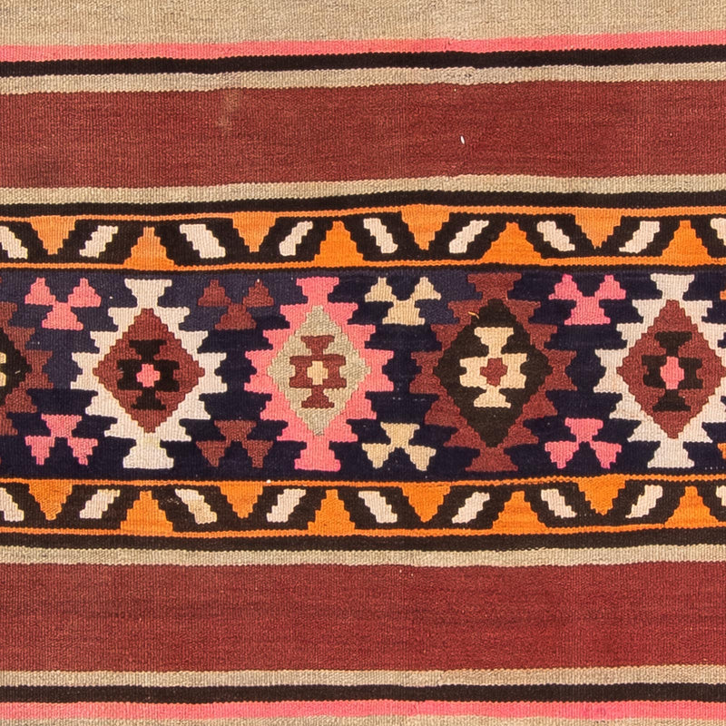 Runner Kelim Rug - Old - 360 x 140 cm - multicolored