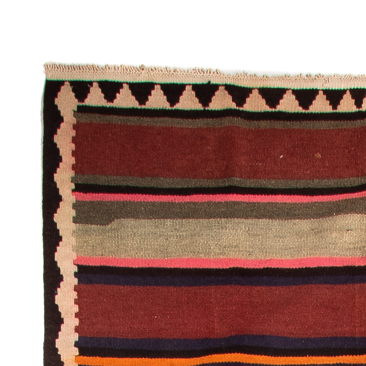 Runner Kelim Rug - Old - 360 x 140 cm - multicolored