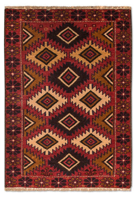 Belutsch Rug - 118 x 79 cm - red