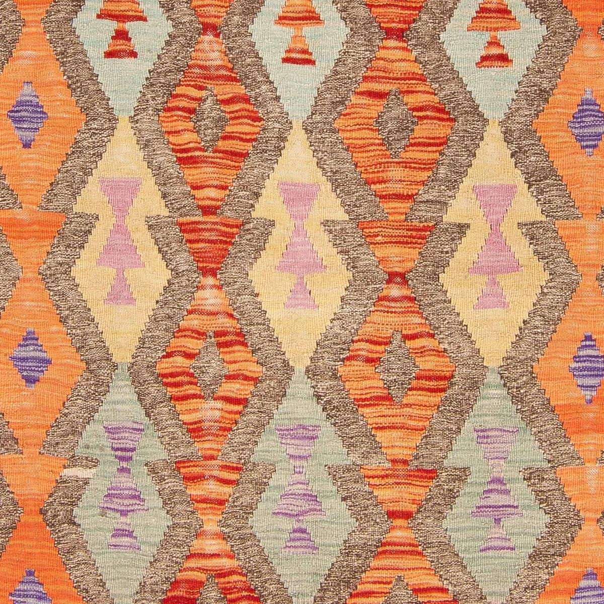 Kelim Rug - Splash - 207 x 155 cm - multicolored