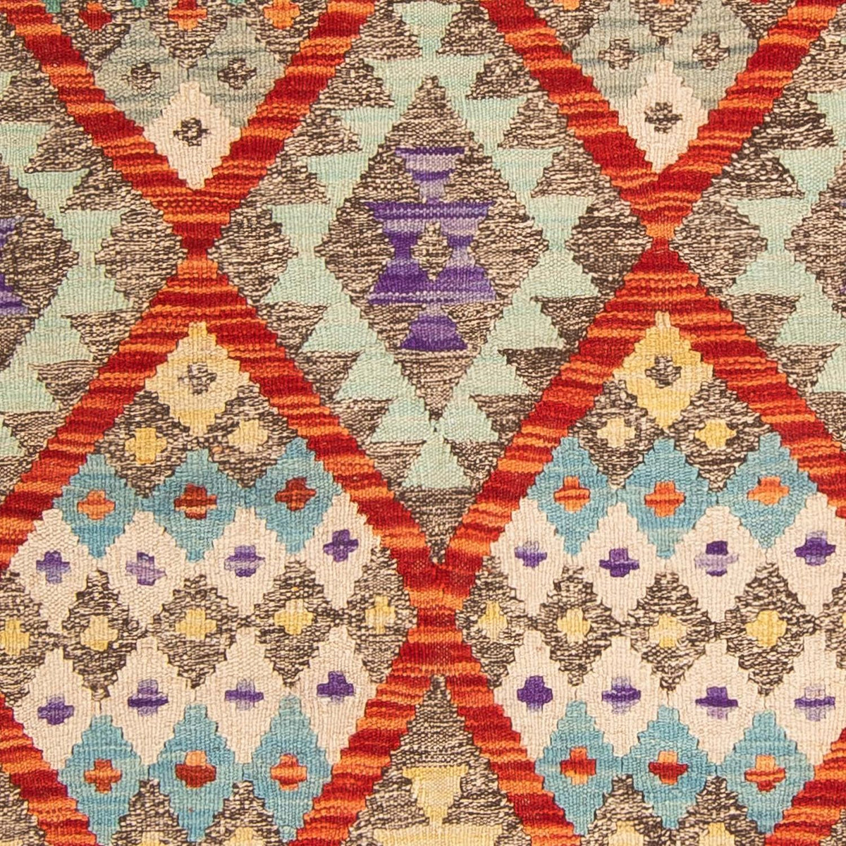 Kelim Rug - Splash - 156 x 100 cm - multicolored