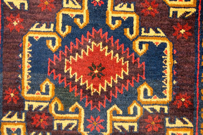 Belutsch Rug - 129 x 77 cm - multicolored