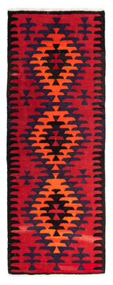 Runner Kelim Rug - Old - 320 x 120 cm - multicolored