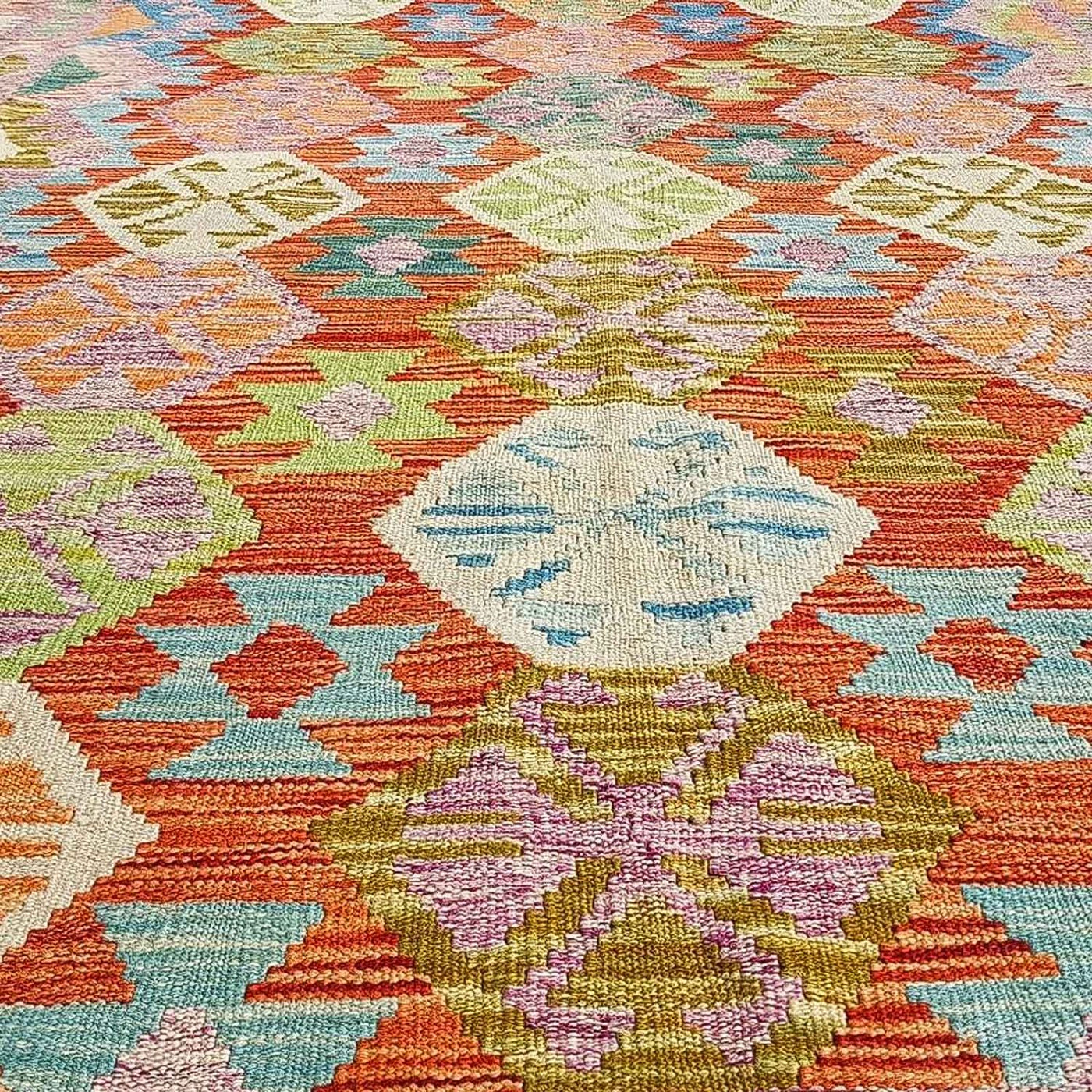 Kilim Maimana Rug 300x206cm - Wool Rug
