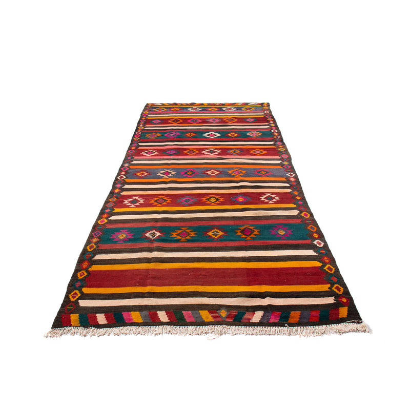 Runner Kelim Rug - Old - 330 x 145 cm - multicolored