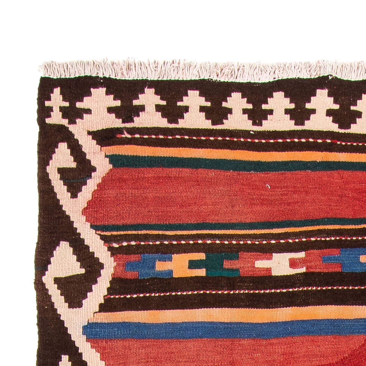 Runner Kelim Rug - Old - 315 x 150 cm - multicolored