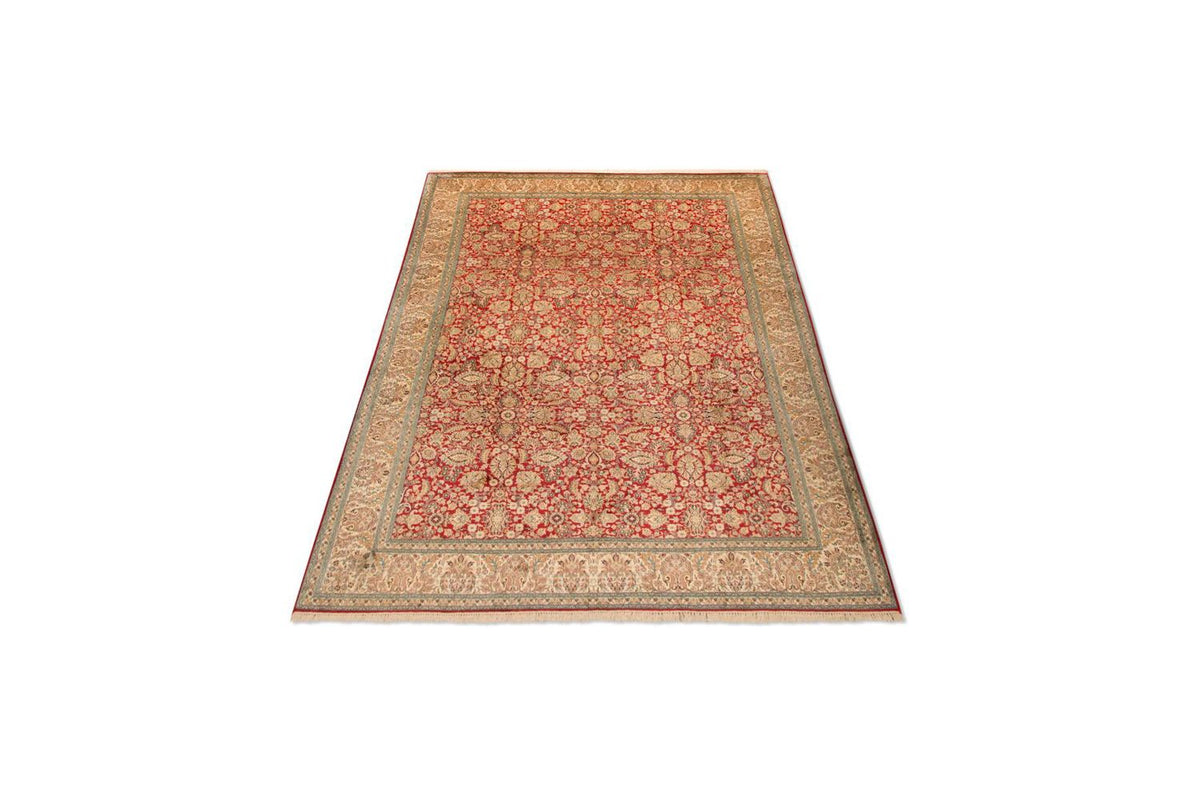 Silk Rug - Kashmir Silk - 311 x 211 cm - red