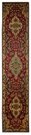 Runner Perser Rug - Tabriz - 385 x 73 cm - red