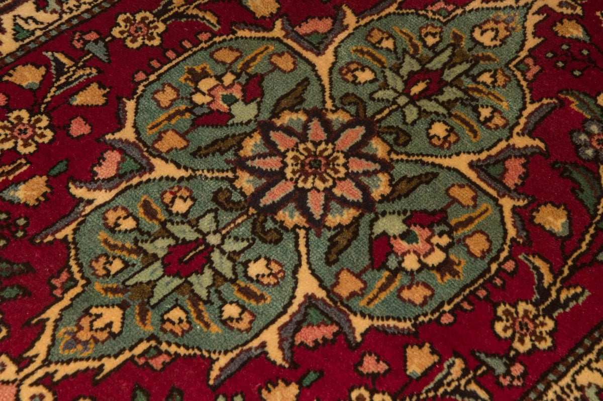 Runner Perser Rug - Tabriz - 385 x 73 cm - red