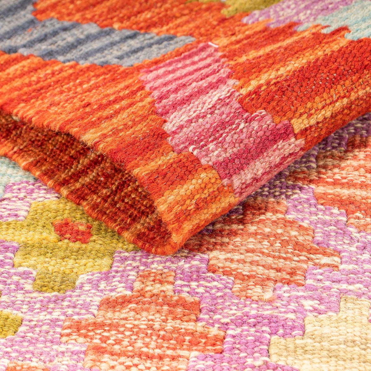 Kelim Rug - Splash - 147 x 101 cm - multicolored