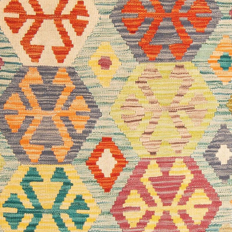 Kelim Rug - Splash - 154 x 102 cm - multicolored