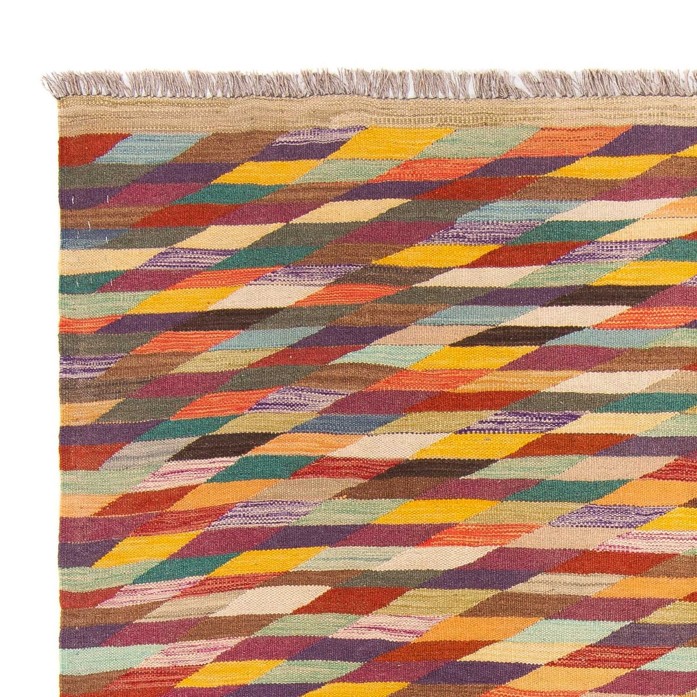 Modern Kilim Rug 215x166cm - Wool Rug