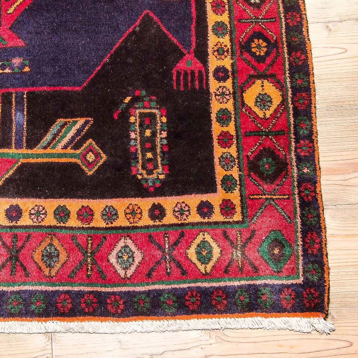 Runner Perser Rug - Nomadic - 411 x 143 cm - dark blue