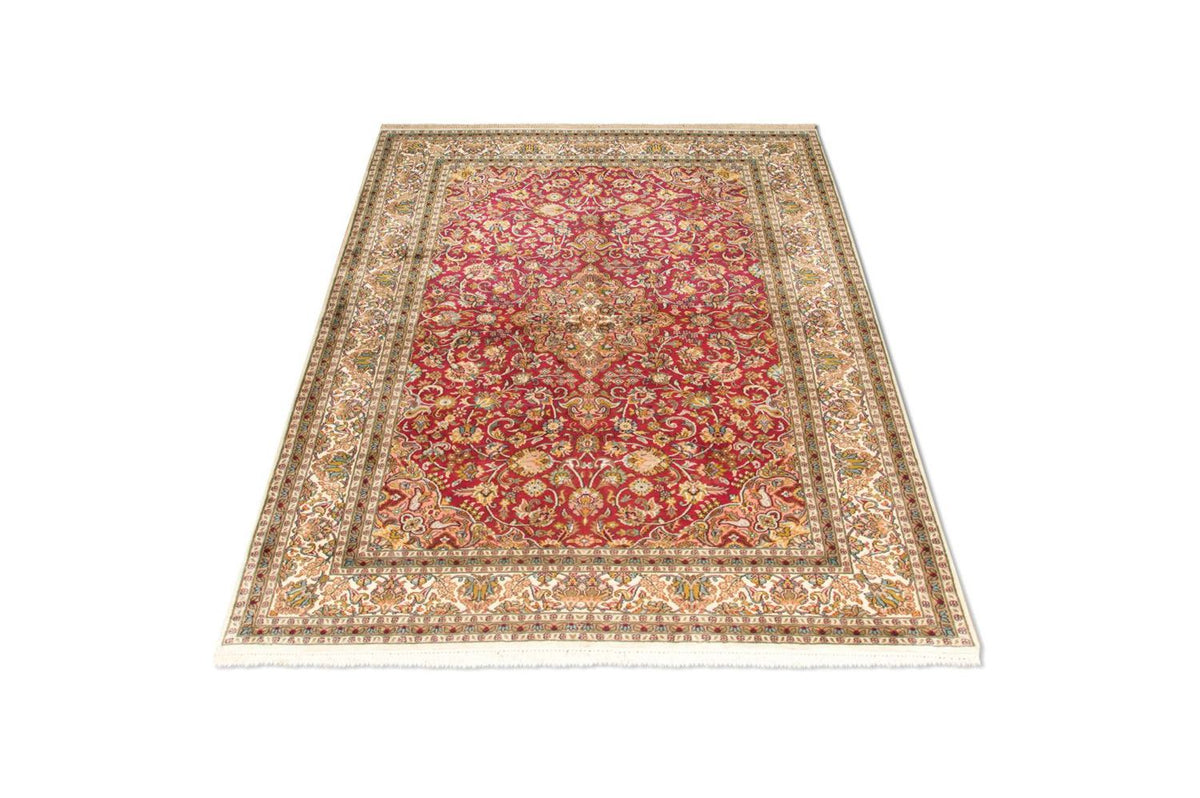 Silk Rug - Kashmir Silk - 218 x 157 cm - red