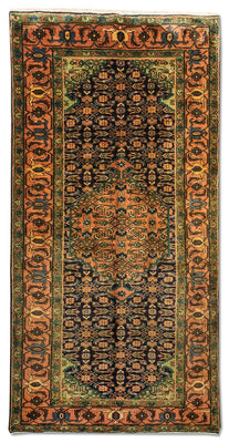 Runner Perser Rug - Nomadic - 284 x 143 cm - dark blue