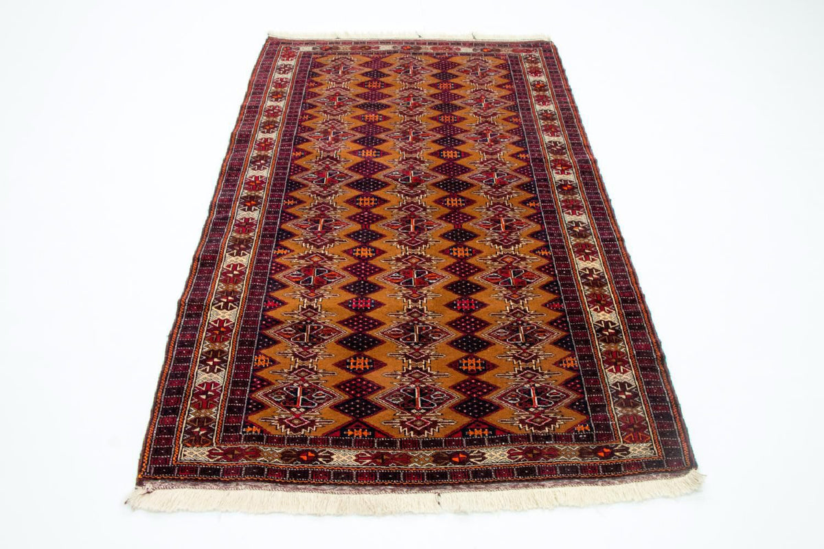 Runner Belutsch Rug - 174 x 100 cm - mustard yellow