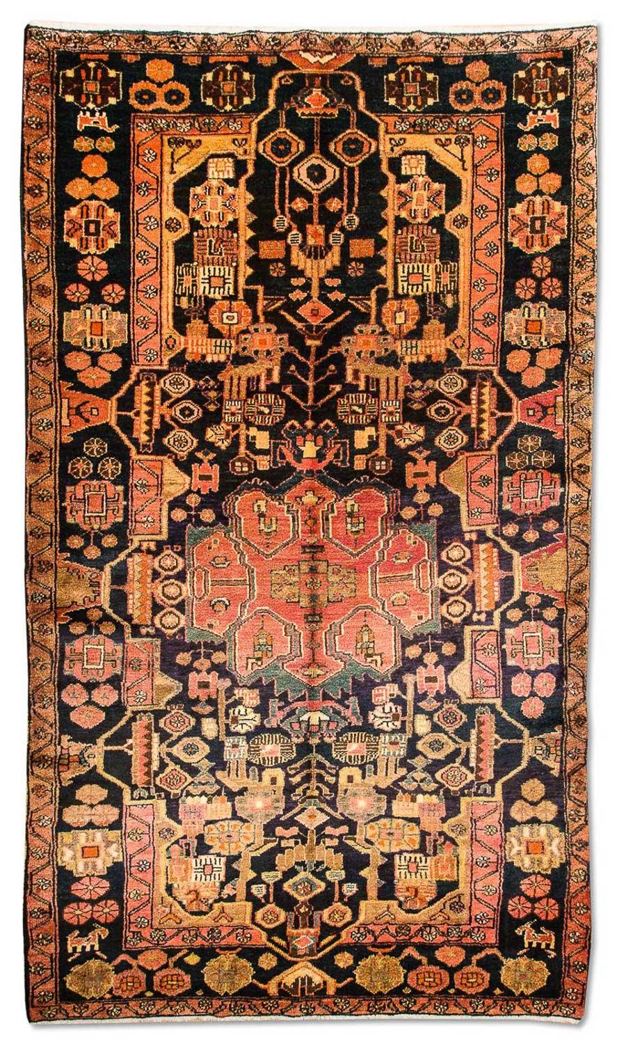 Perser Rug - Nomadic - 306 x 158 cm - dark blue