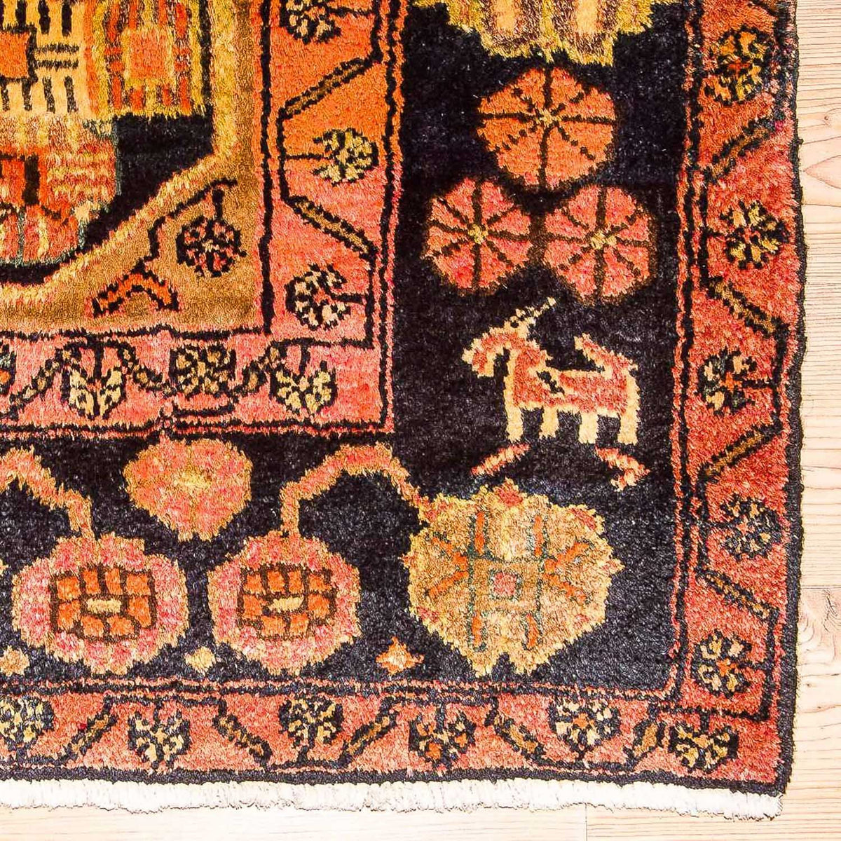 Perser Rug - Nomadic - 306 x 158 cm - dark blue