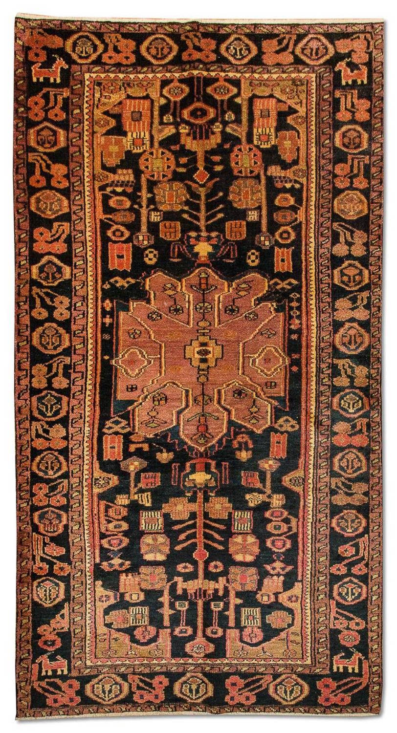 Perser Rug - Nomadic - 300 x 150 cm - blue