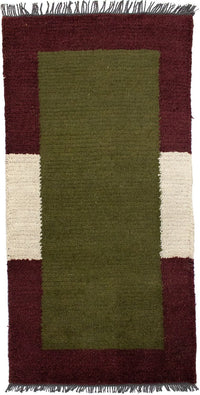 Nepal Rug - 140 x 70 cm - green