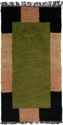Nepal Rug - 140 x 70 cm - green