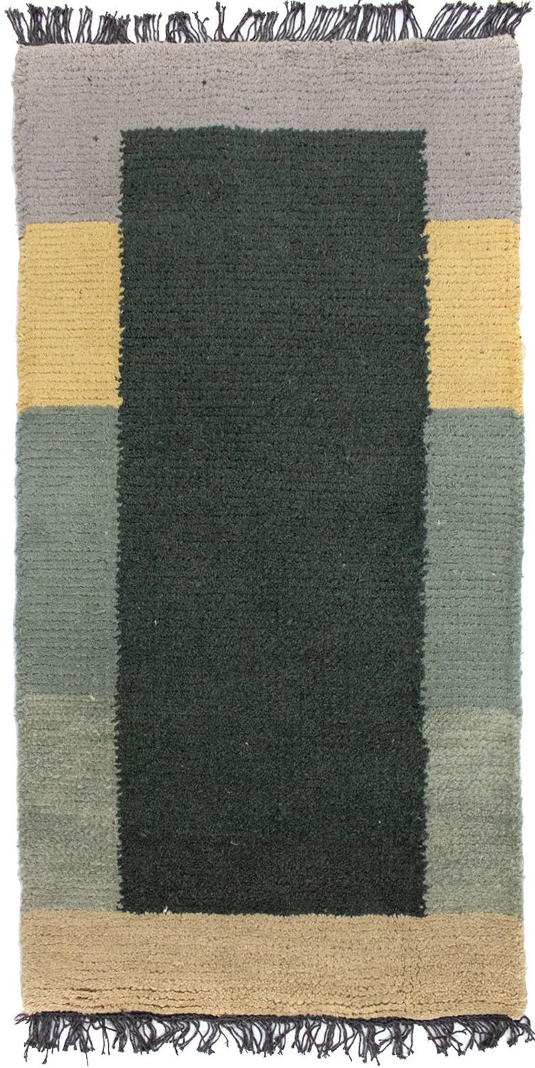 Nepal Rug - 140 x 70 cm - green