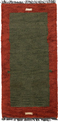 Nepal Rug - 140 x 70 cm - green