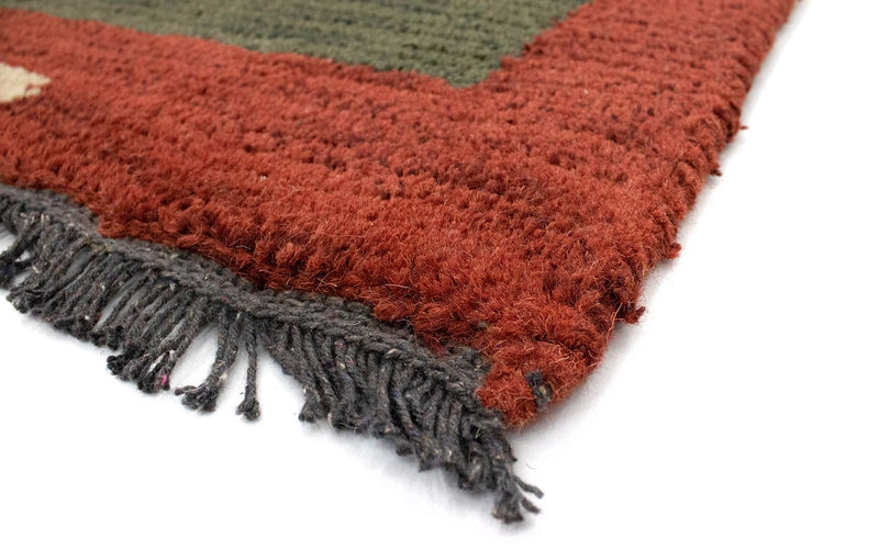 Nepal Rug - 140 x 70 cm - green