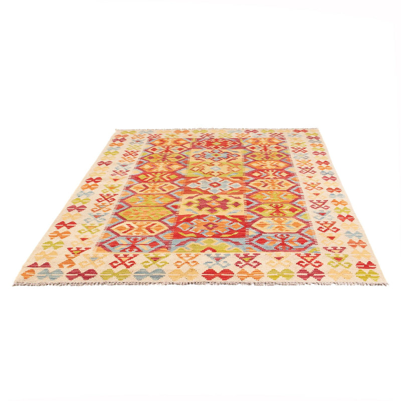 Kelim Rug - Splash - 199 x 156 cm - multicolored