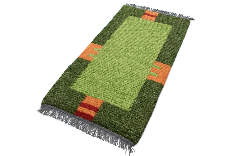 Nepal Rug - 140 x 70 cm - green