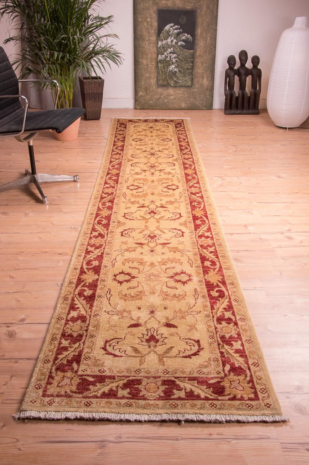 Runner Ziegler Rug - 378 x 76 cm - beige