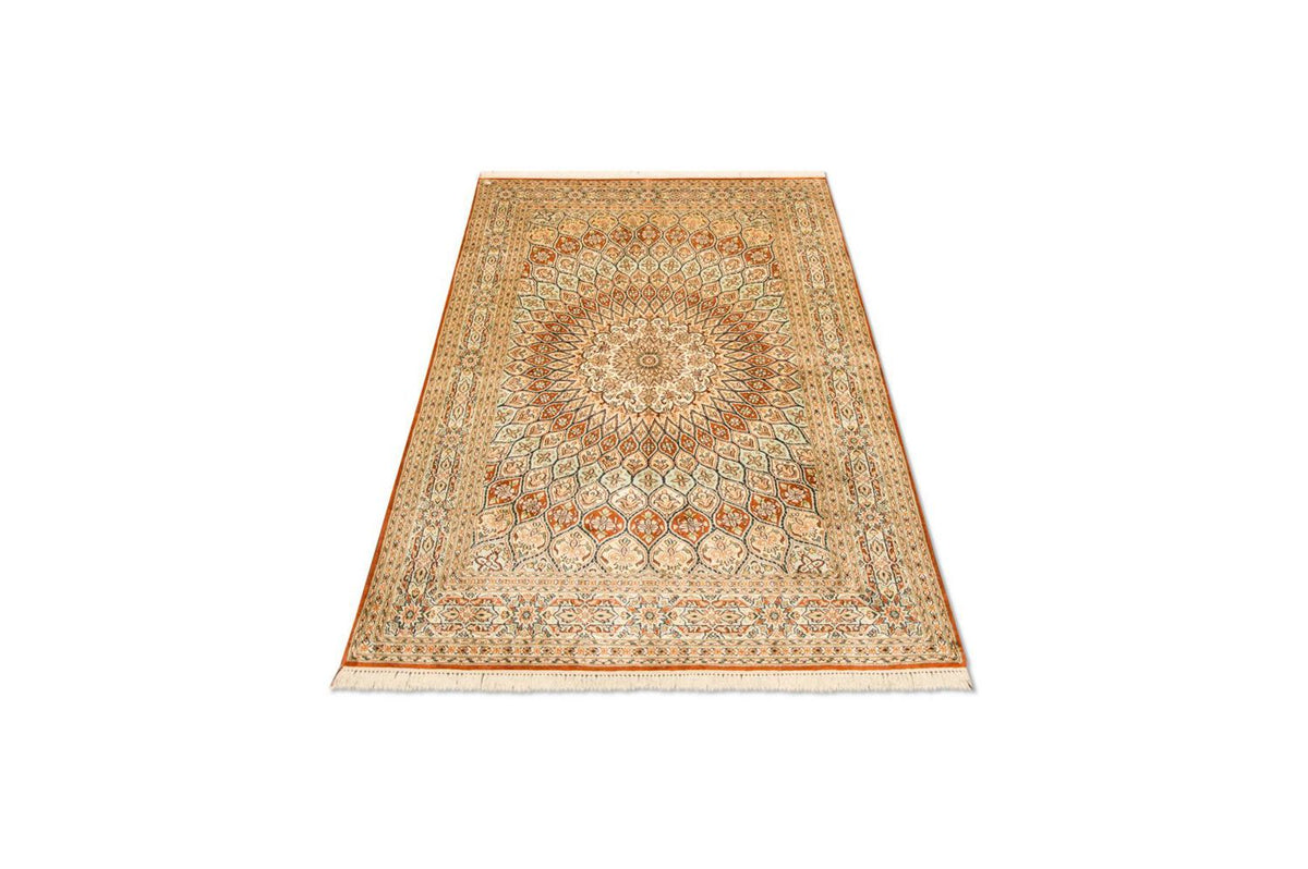 Silk Rug - Kashmir Silk - 194 x 120 cm - multicolored
