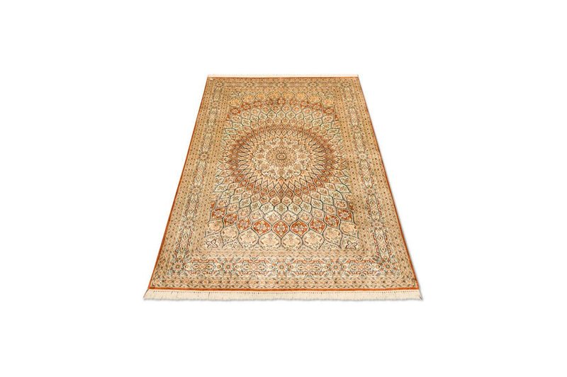 Silk Rug - Kashmir Silk - 194 x 120 cm - multicolored