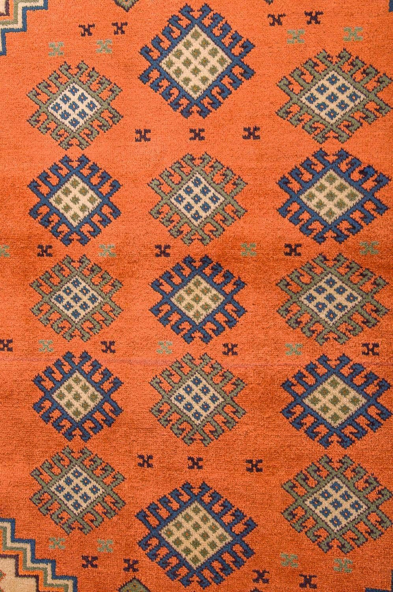 Turkaman Rug - 184 x 127 cm - orange