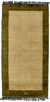 Nepal Rug - 140 x 70 cm - green
