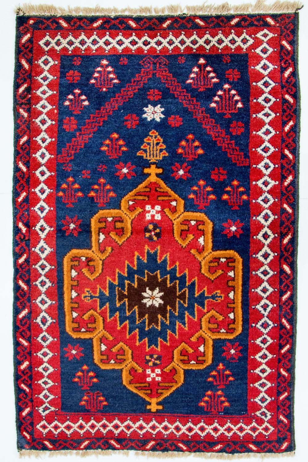 Belutsch Rug - 130 x 82 cm - blue