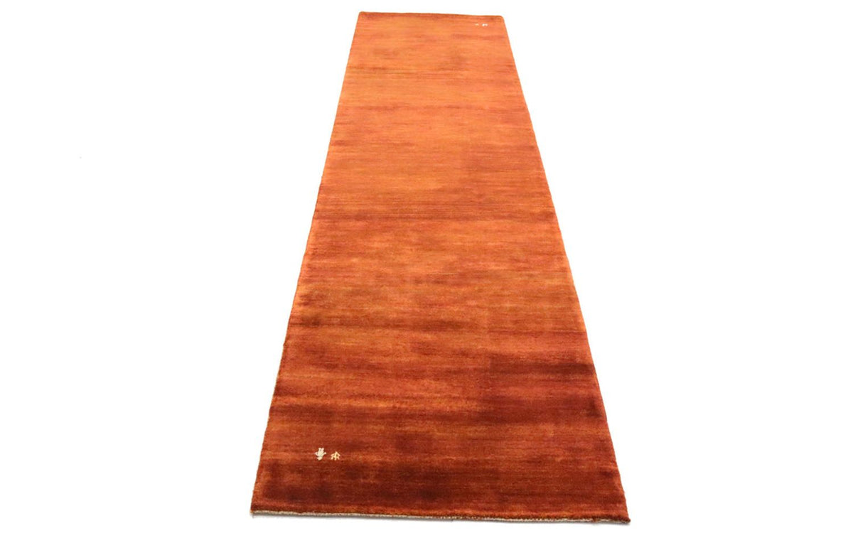 Runner Gabbeh Rug - Loribaft Perser - 294 x 72 cm - brown