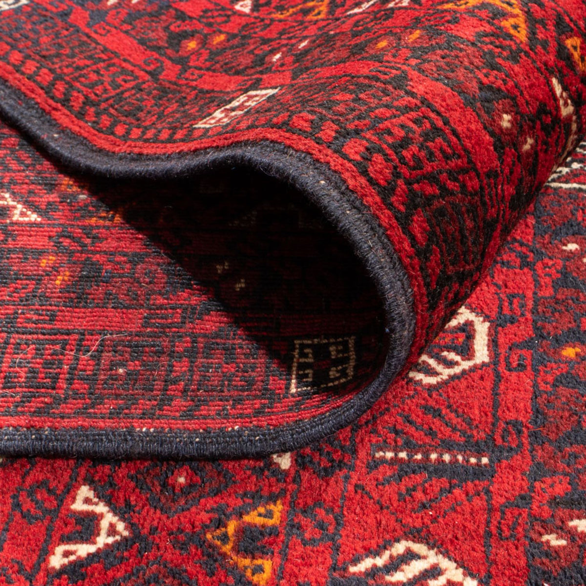 Turkaman Rug - 234 x 160 cm - red