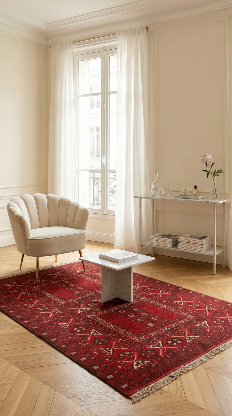 Turkaman Rug 236x159cm - Persian Rugs