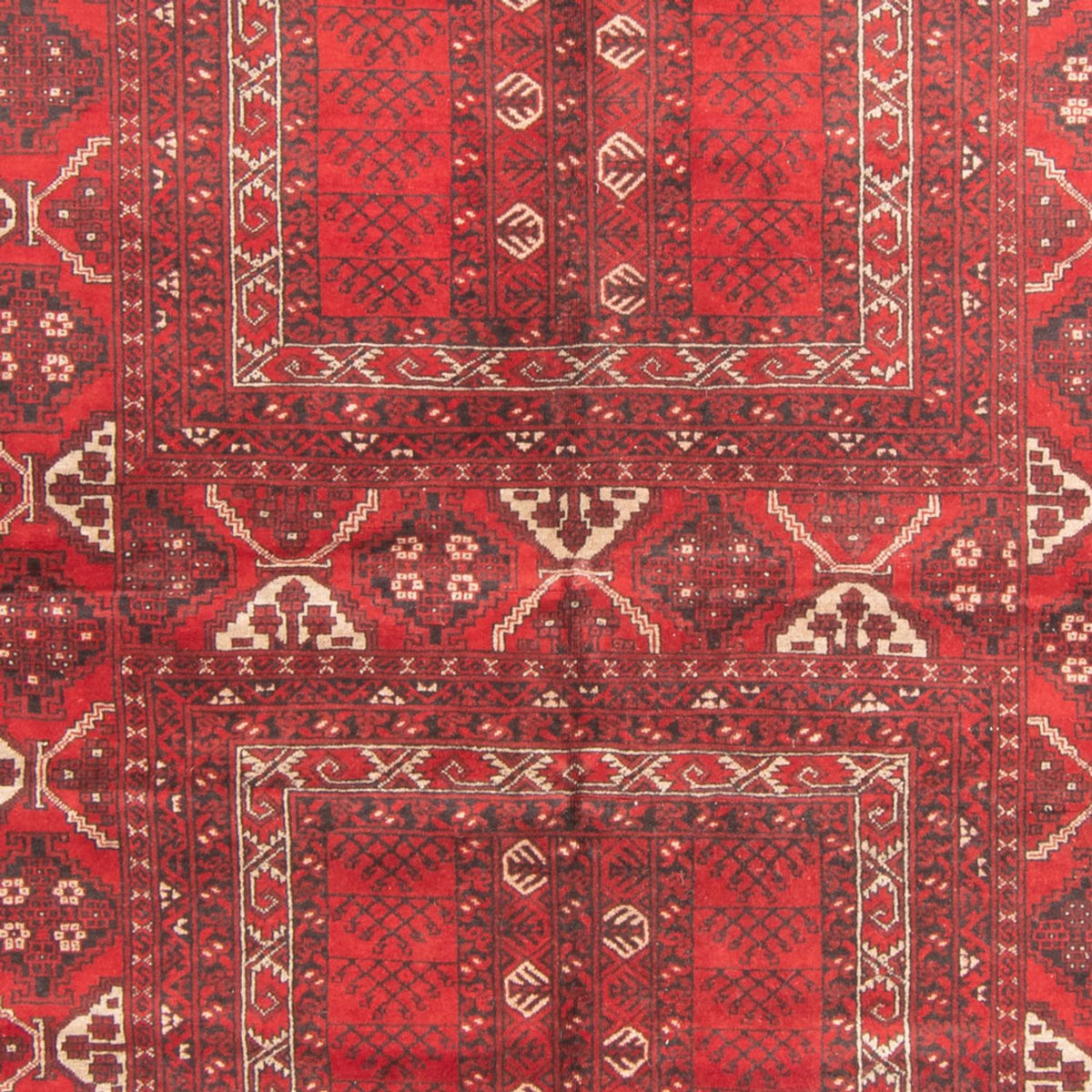 Turkaman Rug - 236 x 159 cm - red