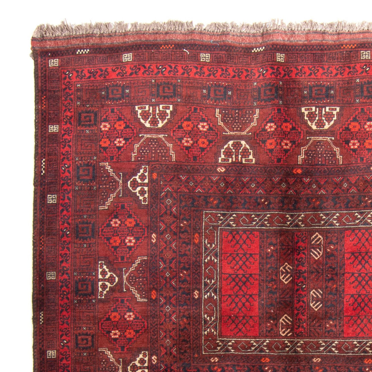 Turkaman Rug - 240 x 160 cm - red