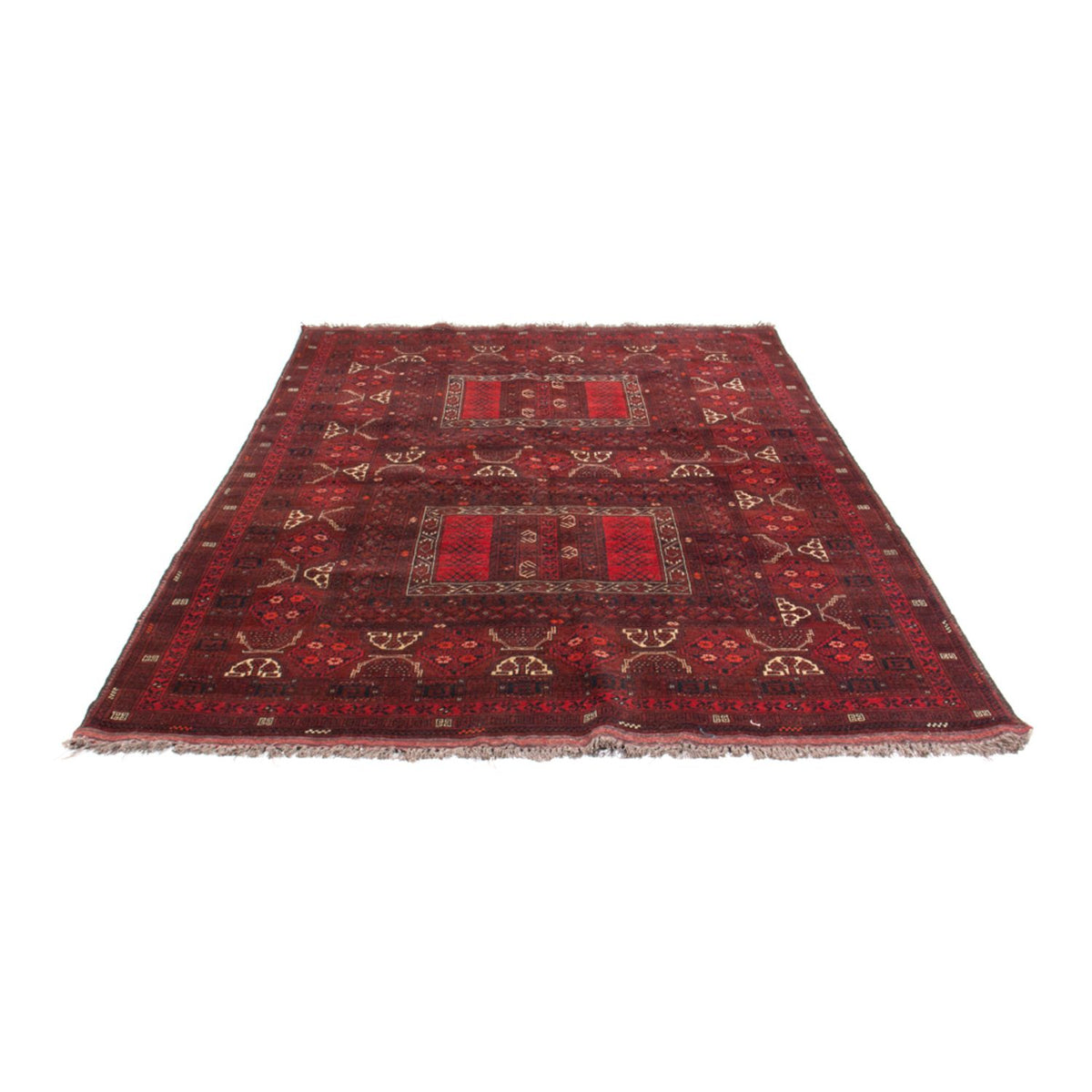 Turkaman Rug - 240 x 160 cm - red