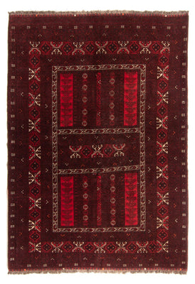 Turkaman Rug - 224 x 158 cm - red