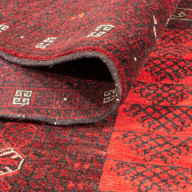Turkaman Rug - 224 x 158 cm - red