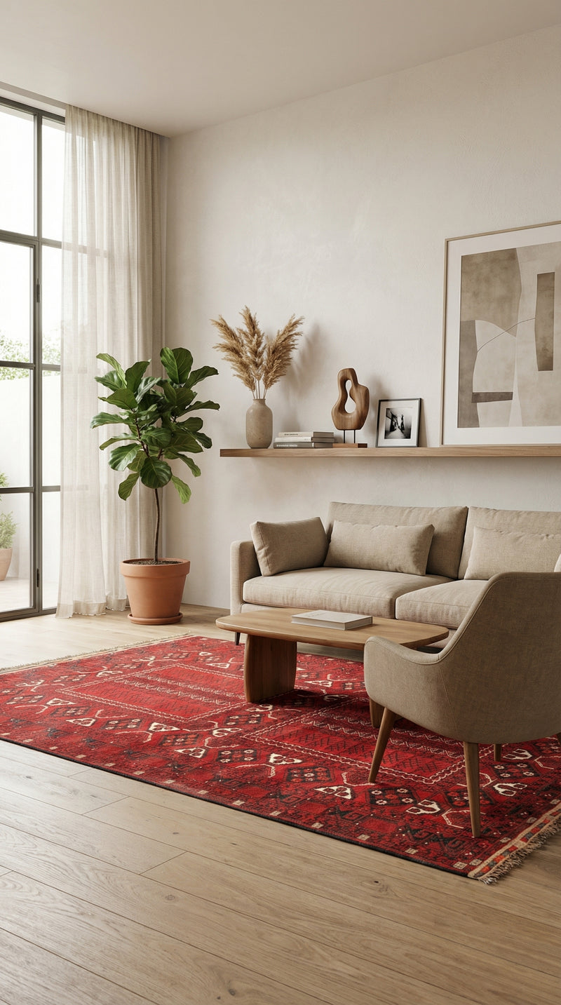 Turkaman Rug 237x158cm - Persian Rugs