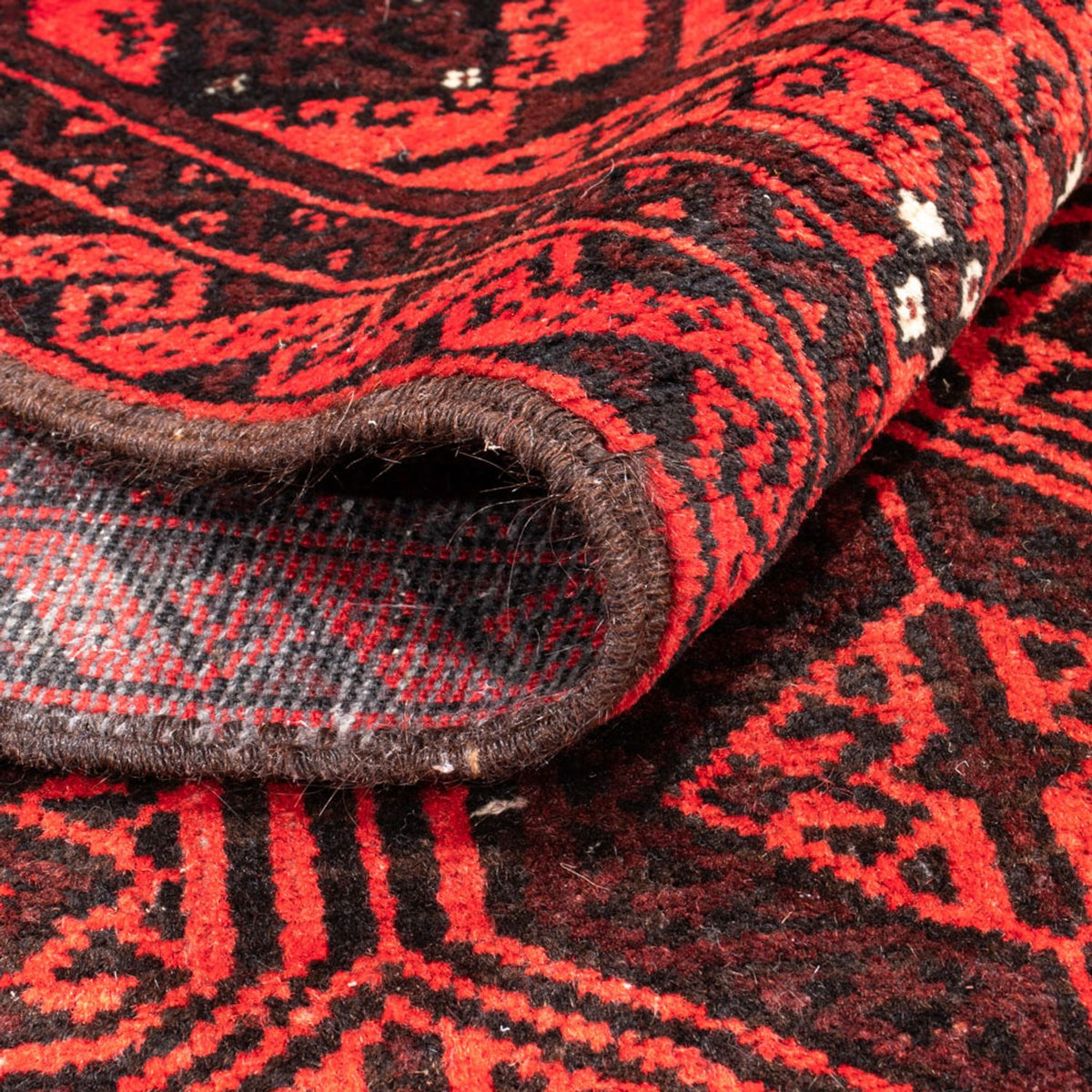 Runner Belutsch Rug - 196 x 102 cm - red