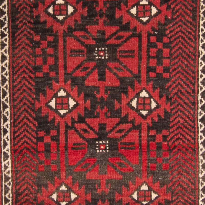 Runner Belutsch Rug - 210 x 110 cm - red