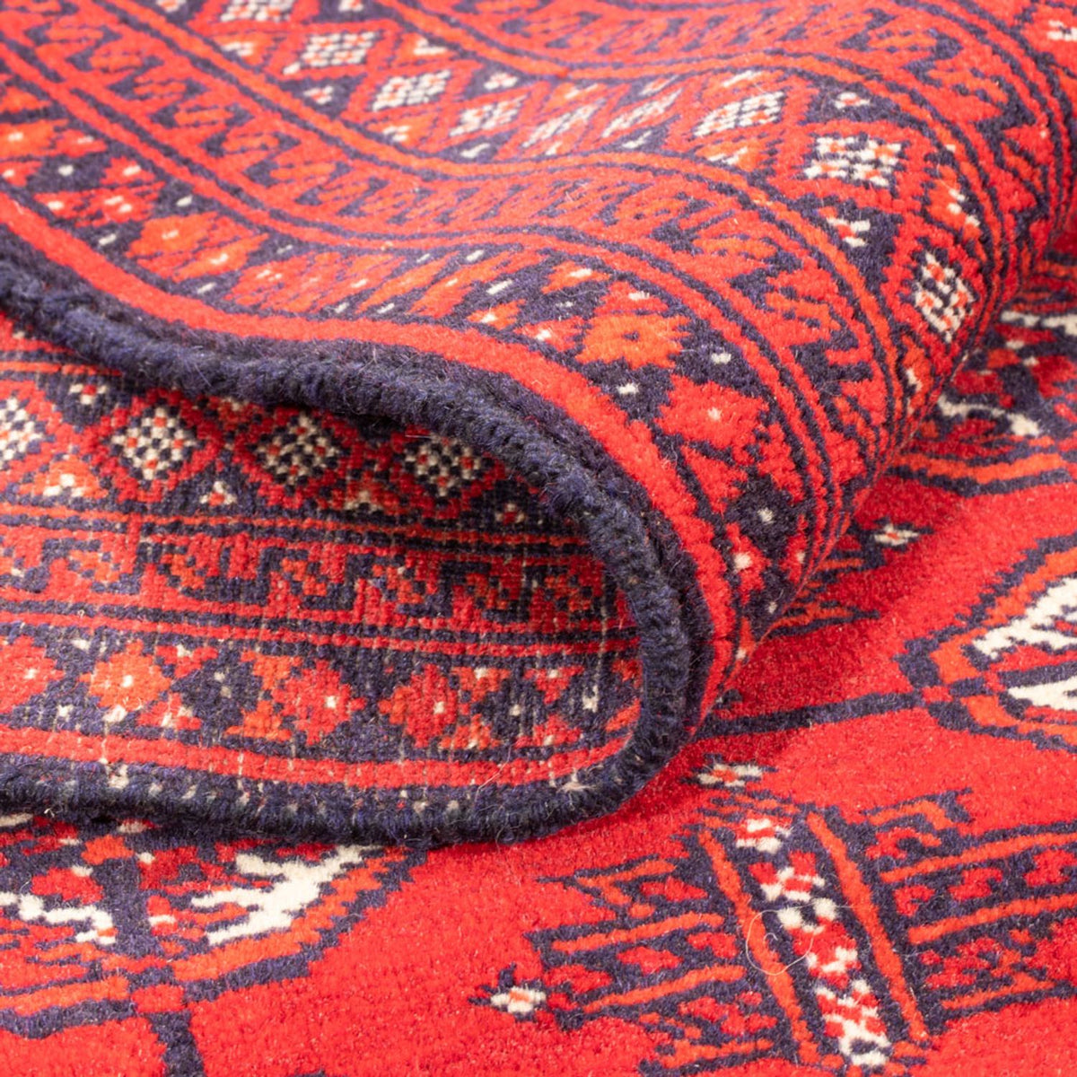 Runner Turkaman Rug - 172 x 80 cm - red