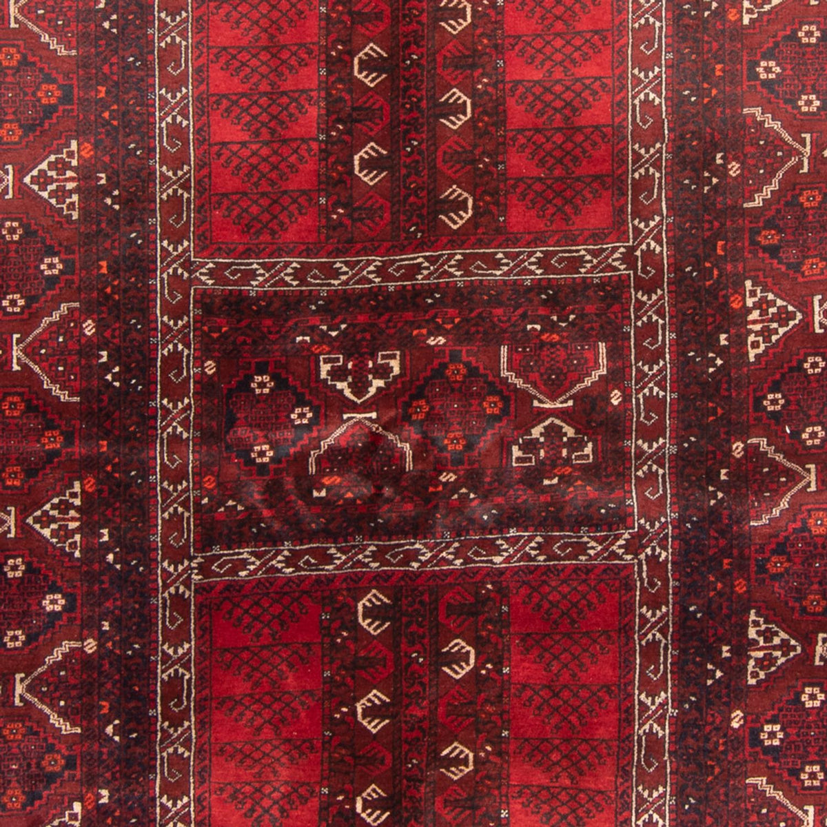 Turkaman Rug - 237 x 158 cm - red