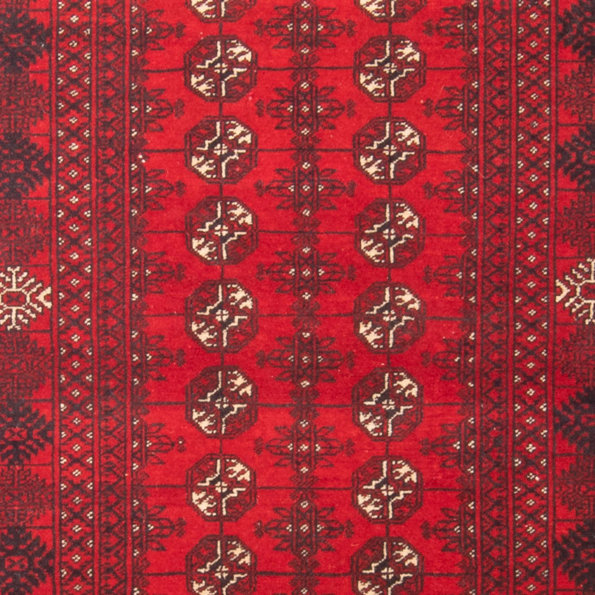 Runner Turkaman Rug - 194 x 85 cm - red